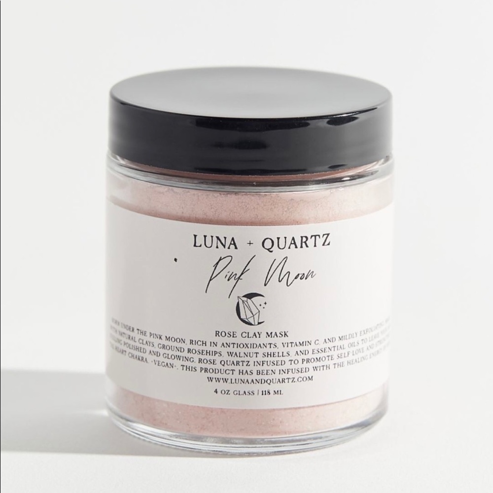 Luna+Quartz Pink Moon Rose Clay Mask